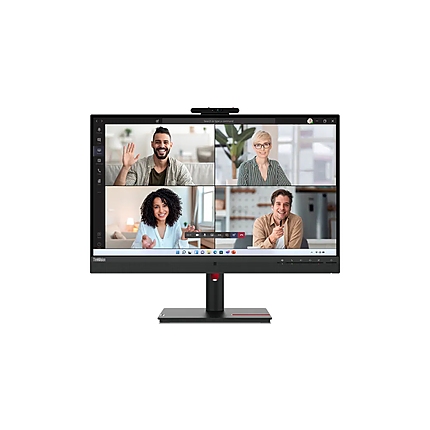 Lenovo ThinkVision T27hv-30 27" IPS, WLED, 16:9, 2560x1440, 4ms, 1000:1, 75Hz, 5MP IR&RGB camera, 5Wx2 Speakers, USB-C, HDMI, DP, RJ45, Tilt, Swivel, Pivot, Height Adjust Stand