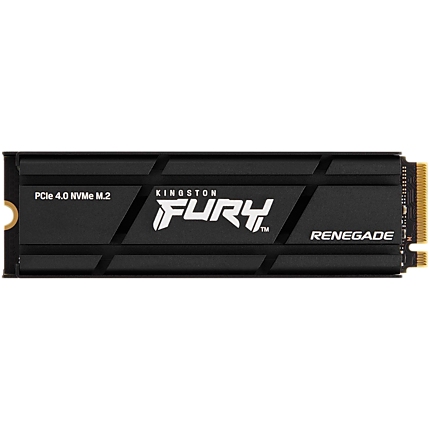 KINGSTON FURY Renegade 1TB SSD with Heatsink, M.2 2280, PCIe 4.0 NVMe, Read/Write 7300/6000MB/s, Random Read/Write: 900K/1000K IOPS