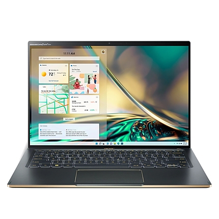 Acer Swift 5, SF514-56T-73WY, Intel Core i7-1260P (up to 4.70 GHz, 18MB), 14" 2.5K IPS touch w/Antibacterial coating, 16GB LPDDR5, 1024GB PCIe NVMe SSD, Intel UMA, WIFI6E, BT 5.2, FHD Camera, FPR, Win 11 Pro, Steam Blue