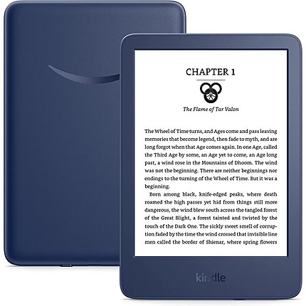 eBook четец Kindle Touch 6", 16GB, 2022, 11 генерация, Деним