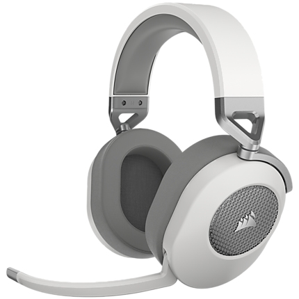 Corsair HS65 WIRELESS Gaming Headset, White (EU), v2, EAN: 0840006676522