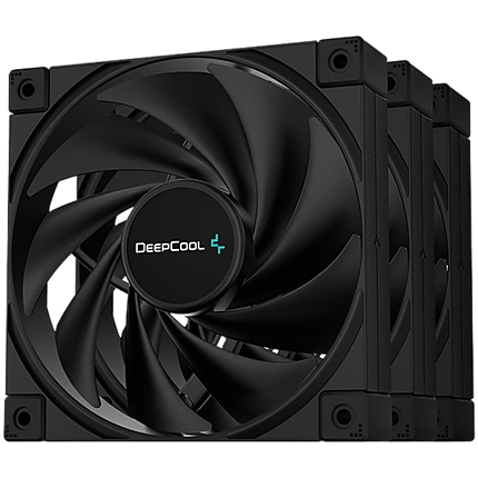 DeepCool FK120-3 IN 1 High-Performance 120mm PWM fan, Silent efficiency designed for demanding CPU or radiator cooling, Fluid Dynamic Bearing, 500~1850 RPM±10%, 4-pin PWM, 3y R-FK120-BKNPF3-G-1