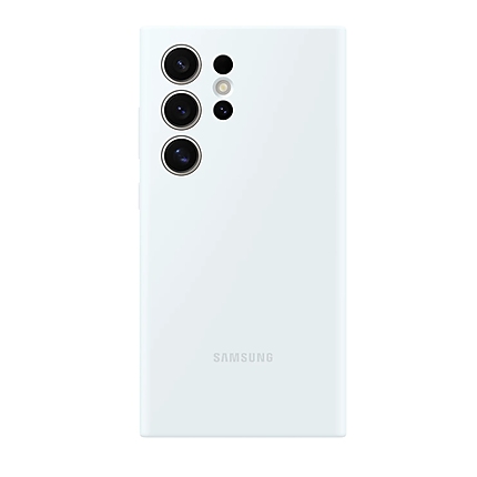 Samsung S24 Ultra Silicone Case White