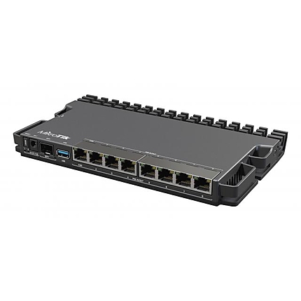 Рутер MikroTik RB5009UPr+S+IN, CPU 1.4GHz, 1GB, 7x10/100/1000, 1xSFP, USB 3.0