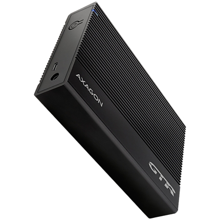 AXAGON EE35-GTR USB-C 3.2 Gen 1 - SATA 6G, 3.5" External RIBBED box BLACK