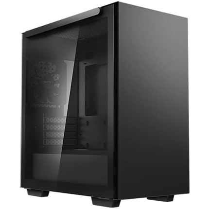 DeepCool MACUBE 110  Mid Tower Case, Mini-ITX / Micro-ATX / ATX / E-ATX, 2xUSB3.0, 1xAudio, ABS+SPCC+Tempered Glass, Mesh Pane R-MACUBE110-BKN GM1N-G-1