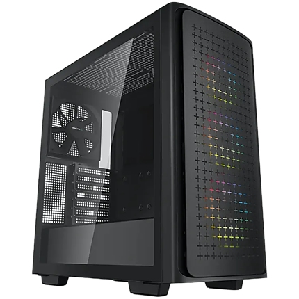 DeepCool CK560   Mid Tower Case, Mini-ITX / Micro-ATX / ATX / E-ATX, 2xUSB3.0, 1xAudio, 1xType-C, ABS+SPCC+Tempered Glass, Mesh Pane R-CK560-BKAAE4-G-1