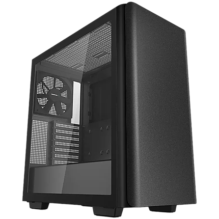 DeepCool CK500  Mid Tower Case, Mini-ITX / Micro-ATX / ATX / E-ATX, 2xUSB3.0, 1xAudio, 1xType-C, ABS+SPCC+Tempered Glass, Mesh Pane R-CK500-BKNNE2-G-1