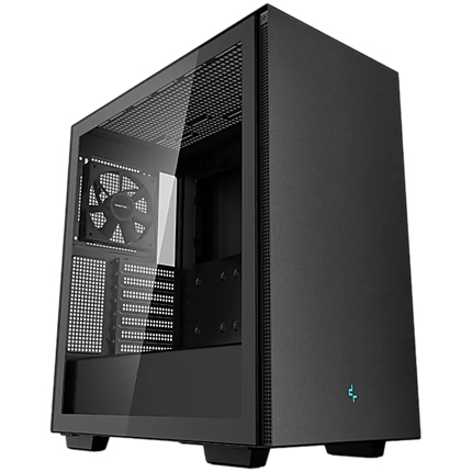 DeepCool CH510 Mid Tower Case, E-ATX/ATX/Micro-ATX/Mini-ITX, 2xUSB2.0, 1xUSB3.0, 1xAudio, 1xMic, ABS+SPCC+Tempered Glass, Mesh Panel R-CH510-BKNNE1-G-1