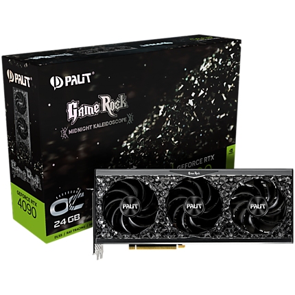 PALIT GeForce RTX 4090 GameRock OC 24GB GDDR6X 384bit, 1x HDMI 2.1a, 3x DP 1.4a, 3 Fan, 3x 8-pin pwr connector, 1000W, NED4090S19SB-1020G