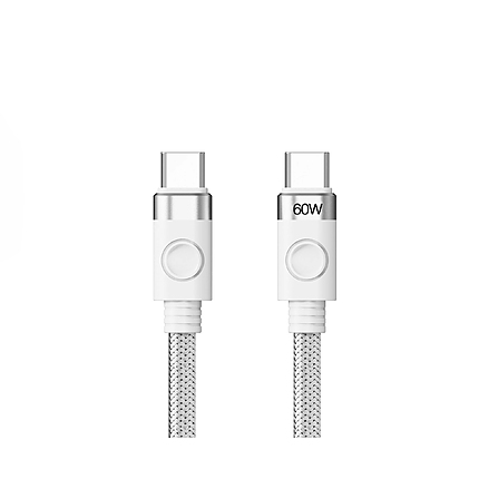 Orico кабел Cable USB C-to-C PD 60W Charging 1.0m White - CDX-60CC-WH