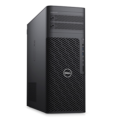 Dell Precision 7875 Tower, AMD Ryzen Threadripper PRO 7975WX (128 MB cache, 32 cores, 4.0GHz to 5.3GHz), 64 GB: 2x32 GB, DDR5, 4800 MT/s, RDIMM, ECC, 2x 1TB SSD PCIe M.2, Radeon Pro W7500, 8 GB GDDR6, 4 DP, KB&M, 1000W, Win 11 Pro, 3Yr PS