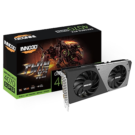 Inno3D GeForce RTX 4070 Super 12GB GDDR6X Twin X2