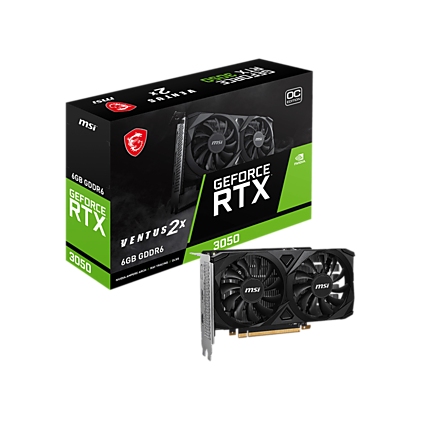 MSI RTX3050 VENTUS 2X 6G OC