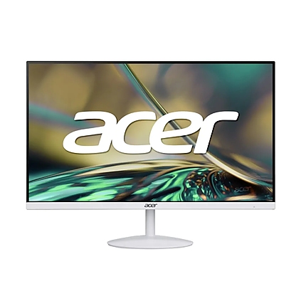 Acer SA242YEwi 23.8" IPS Wide, LED, ZeroFrame, FHD 1920x1080, FreeSync, AG, 1ms (VRB), 100Hz, Ultra-thin, 100M:1, 250 cd/m2, VGA, HDMI, Tilt, Bluelight shield, Flicker-Less, Acer Display Widget, Kensington Security, VESA, White