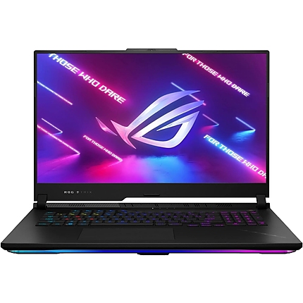 Asus ROG Strix SCAR 17 G733PYV-LL046W,AMD Ryzen 9 7945HX3D ,17.3" WQHD (2560 x 1440) 16:9, 240Hz,32GB DDR5 4800MHz (2x16GB), 1TB + 1TB PCIe 4.0 (RAID 0), RTX 4090,16GB DDR6, WiFi 6, RGB Per-Key Kbd, Win 11 ,Off Black