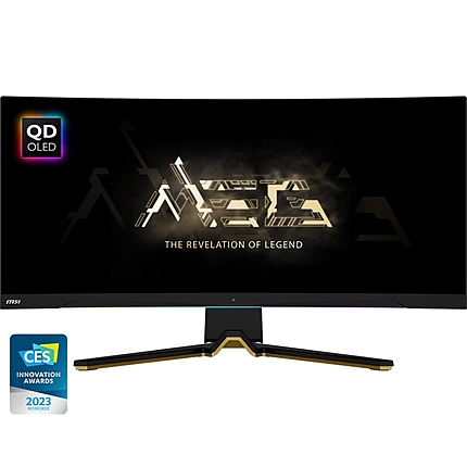 MSI MEG 342C QD-OLED, 34" UWQHD (3440x1440), 175Hz, 0.03ms, Anti-Reflection, Curve 1800R, 21:9, FreeSync Premium Pro, DisplayHDR True Black 400, 2x HDMI, DP, 1x USB Type-C, 4 x USB 3.2, Tilt, HEIGHT adj. 100mm, VESA 100, PIP and PBP, MIC, 9S6-3DC44T-002