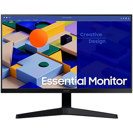 Monitor LED Samsung LS24C314EAUXEN / 24"/ IPS / 16:9 / FHD 1920x1080@75Hz / 1000:1 / 178/178 / 5ms / 250cd/m2 / 16.7M Colours / 72% (CIE 1931) / Flicker Free / FreeSync / 1xHDMI / 1xVGA / VESA / Tilt / Black