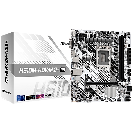 ASROCK MB INTEL H610, 2DDR5