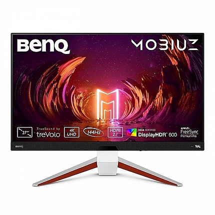 BenQ MOBIUZ EX2710U 27" IPS HDRi, 144Hz, 1ms, 3840x2160 UHD, Brightn.peak HDR 600nits, Fr.Sync Prem., 98%sRGB, HDR10,B.I.+,Light Tun.,Motion Blur Reduct.,Color Vibrance, FPS Mode, treVolo 2.1 (2Wx2+5Wwoofer), 1000:1, 2x48Gbps HDMI,DP, USB hub, HAdj.,Grey