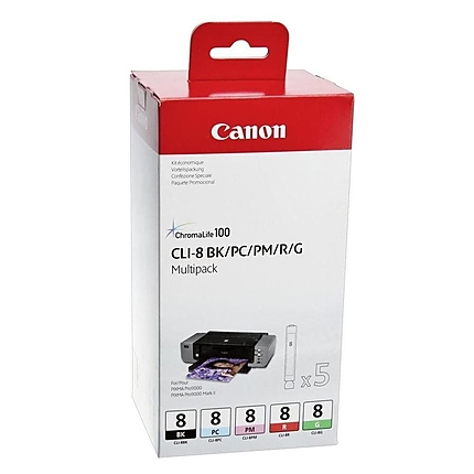 Canon CLI-8 MultiPack BK/PC/PM/R/G