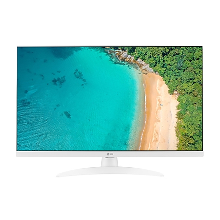 LG 27TQ615S-WZ, 27.0" IPS, Smart webOS, TV Tuner DVB-T2/C /S2, 1000:1, Mega DFC, 250cd, Full HD (1920 x 1080), Wi-Fi, LAN, AirPlay, HDMI, CI Slot, USB 2.0, Bluetooth, AI Sound, Speakers, White