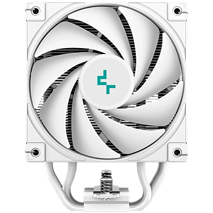 DeepCool AK500S Digital WH, CPU Air Cooler, 1x120mm FK120 PWM FDB Fan, ARGB, Digital Display, White, TDP 240W, 5 Heatpipes, Fluid Dynamic Bearing, LGA1700/1200/1151/1150/1155, AMD AM5/AM4,125Г—96Г—160 mm(LГ—WГ—H), 3Y, R-AK500S-WHADMN-G