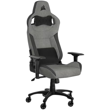 CORSAIR T3 Rush 2023 Fabric Gaming Chair - Grey and Charcoal