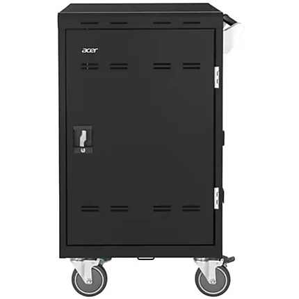 ACER Charging cart 32 slots, supports Laptops, Chromebooks, Tablets up to 15.6'', 2 point steel locking mechanism,Smart cycle charching technology, Streamlined cable and power management, Solid Steel