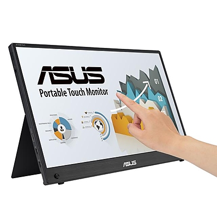 Монитор ASUS ZenScreen Touch MB16AHT, 15.6" FHD (1920x1080) IPS 10-Point Touch, USB Type-C, Mini HDMI