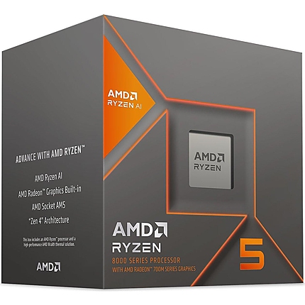 Процесор AMD RYZEN 5 8600G, 4.3GHz (Up to 5.0GHz) 16MB Cache, 65W, AM5, BOX