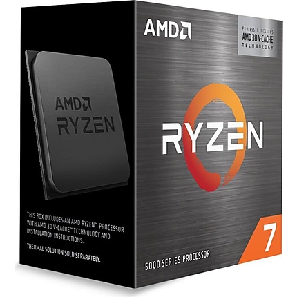 Процесор AMD Ryzen 7 5700X3D, 8 Cores, 3.0GHz (Up to 4.1GHz), 96MB, 105W, AM4