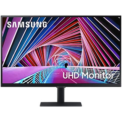 Monitor LED Samsung LS27A700NWPXEN / 27"/ IPS / 16:9 / UHD  3840x2160@60Hz / 1000:1 / 178/178 / 5ms / 300cd/m2 / 99% SRGB / Flicker Free / 1xHDMI / 1xDP / 1xUSB 2.0 / VESA / Tilt / Black / 2Y