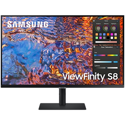 Monitor LED Samsung LS32B800PXPXEN HRM S80PB, 32" UHD FLAT 16:9 (3840x2160) IPS 60Hz, 350 cd/гЋЎ, 1000:1, HDR600, 5ms, 178/178, 1xDP 1xHDMI, 3xUSB 3.0 1xUSB-C (90W), 3.5 Jack, Tilt/Pivot/Swivel/HeightAdj, VESA 100x100, 3Y