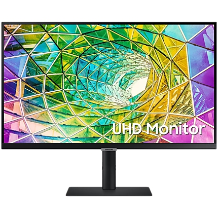 Monitor LED Samsung LS27A800NMPXEN / 27" / IPS / UHD 3840x2160@60Hz / 300 cd/m2 / 1000:1 / 5ms / 99%sRGB / Flicker Free / 1xDP / 1xHDMI / Audio Jack / 1xUSB2.0 / 3xUSB3.0 / Tilt / Rotate / Swivel / Height Adj / Black / 2Y