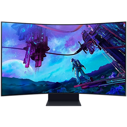 Monitor LED Samsung LS55CG970NUXDU Odyssey G97NC, 55" UHD Curved 1000R 16:9 (3840x2160) VA 165Hz, 600 cd/гЋЎ, 1m:1, HDR 10 +, 1ms (GTG), 178/178, FS, 1xDP 3xHDMI, 2xUSB 2.0, 60W 2.2.2Ch, 3.5 Jack, Tilt/Pivot/Swivel/HeightAdj (300mm), Remote, 2Y