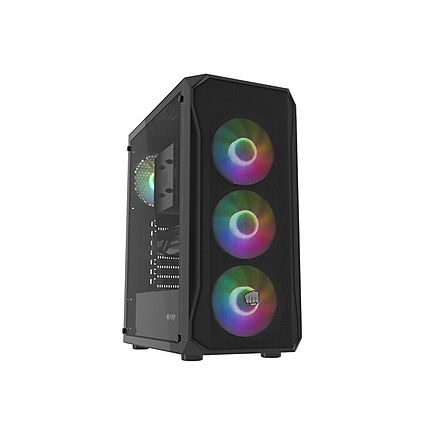 Fury PC Case Shobo SH4F RGB Midi Tower, Window, Black