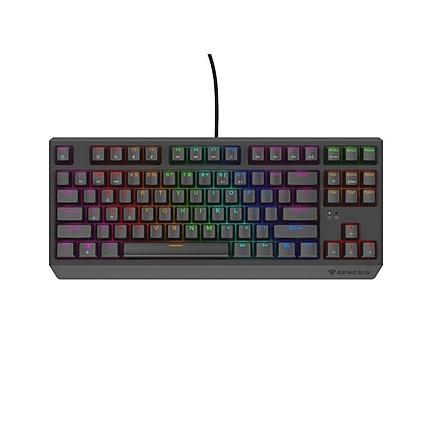 Genesis Gaming Keyboard Thor 230 TKL Lite US Rainbow Mechanical Outemu Red Black Hot Swap