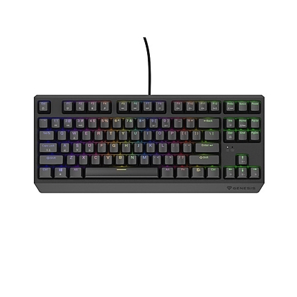 Genesis Gaming Keyboard Thor 230 TKL US RGB Mechanical Outemu Red Black Hot Swap