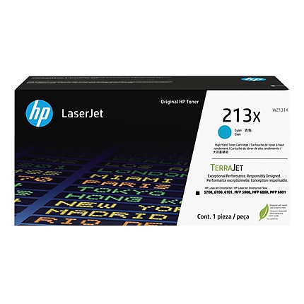 HP 213X Cyan Original LaserJet Toner Cartridge