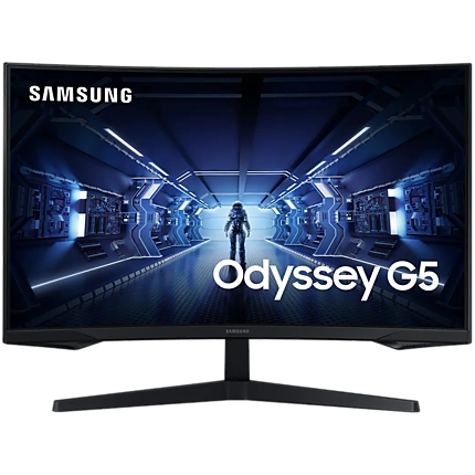 Monitor LED Samsung LC34G55TWWPXEN Odyssey G55T, 34" UWQHD Curved 1000R 21:9 (3440x1440) VA 144Hz, 250 cd/гЋЎ, 2500:1, HDR10, 1ms (MPRT), 178/178, FS Premium, 1xDP 1xHDMI, 1xUSB 2.0, 3.5 Jack, Tilt, VESA 75x75, 2Y