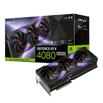 Видео карта PNY GeForce RTX 4080 SUPER 16GB XLR8 Gaming VERTO EPIC-X RGB OC Edition GDDR6X