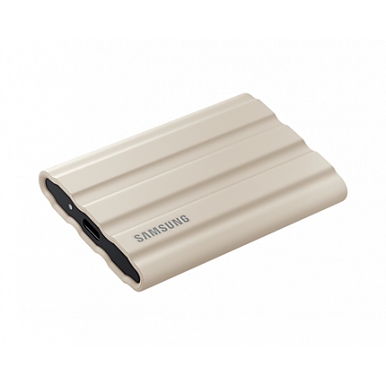 Външен SSD Samsung T7 Shield, 1TB USB-C, Бежов