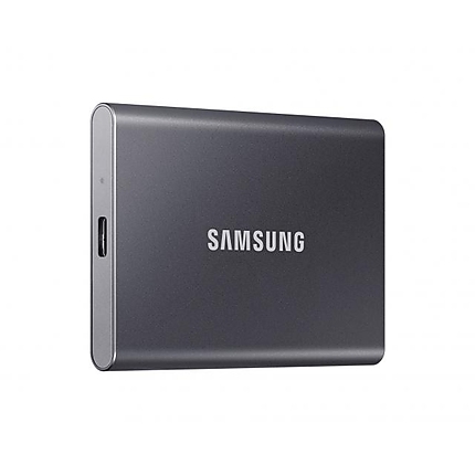 Външен SSD Samsung T7 Titan Grey SSD 2000GB USB-C, Сив