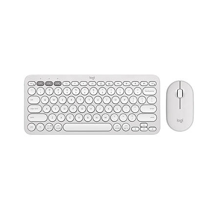 Logitech Pebble 2 Combo - TONAL WHITE - US INT'L - 2.4GHZ/BT - N/A - INTNL-973 - UNIVERSAL