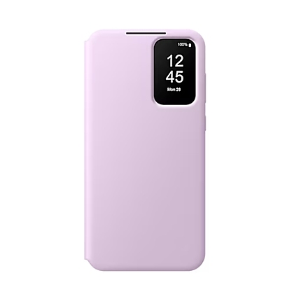 Samsung A55 Smart View Wallet Case Lavender