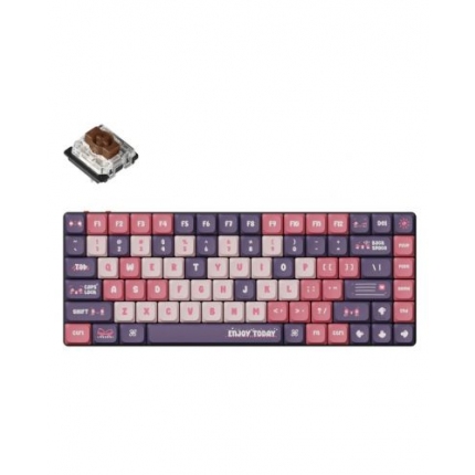 Геймърска механична клавиатура Keychron K3 Pro Black SE QMK/VIA Gateron Low Profile Brown Switch, White Backlight