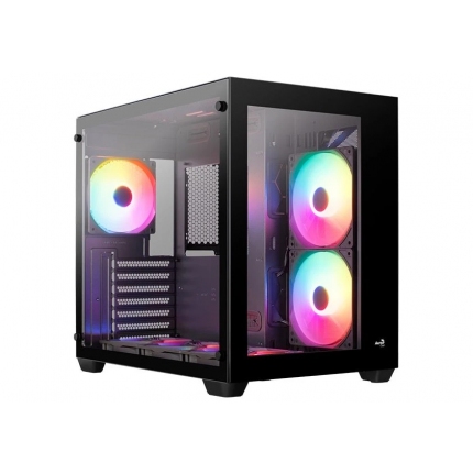 AeroCool кутия Case ATX - Dryft-G-BK-v1 - RGB