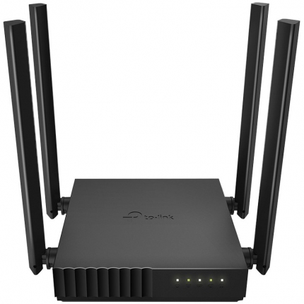 AC1200 Wireless Dual Band Router, 867 at 5 GHz +300 Mbps at 2.4 GHz, 802.11ac/a/b/g/n, 1 10/100 Mbps WAN port + 4 10/100 Mbps LAN ports, 4 external 5dBi antennas, support MU-MIMO, Beamforming, support L2TP Russia/PPTP Russia/PPPoE Russia, IGMP Snoopi