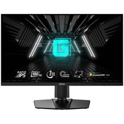 MSI G274QPF E2 Gaming Monitor, 27" 180Hz, WQHD (2560x1440) 16:9, Rapid IPS Anti-glare, 1ms, 400nits, 1000:1, 178°/178°, Adaptive-Sync, Adjustable Stand, 1x DP, 2x HDMI, 1xUSB Type-C, 3Y Warranty